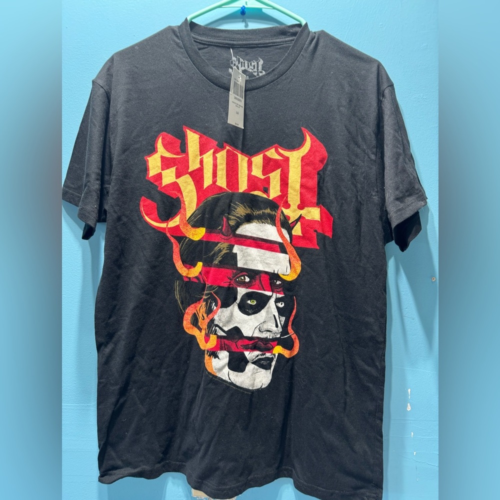 GHOST BAND DEVIL PAPA T SHIRT LARGE TOBIAS FORGE